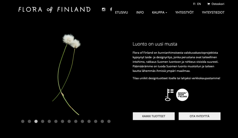 Laura Rautjoki — Flora of Finland tuotekokonaisuus